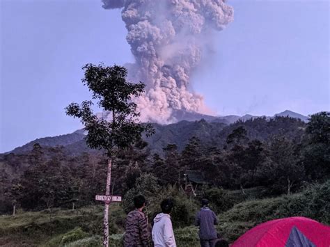 Gunung Merapi eruption